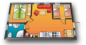 ferienwohnung grundriss kamin